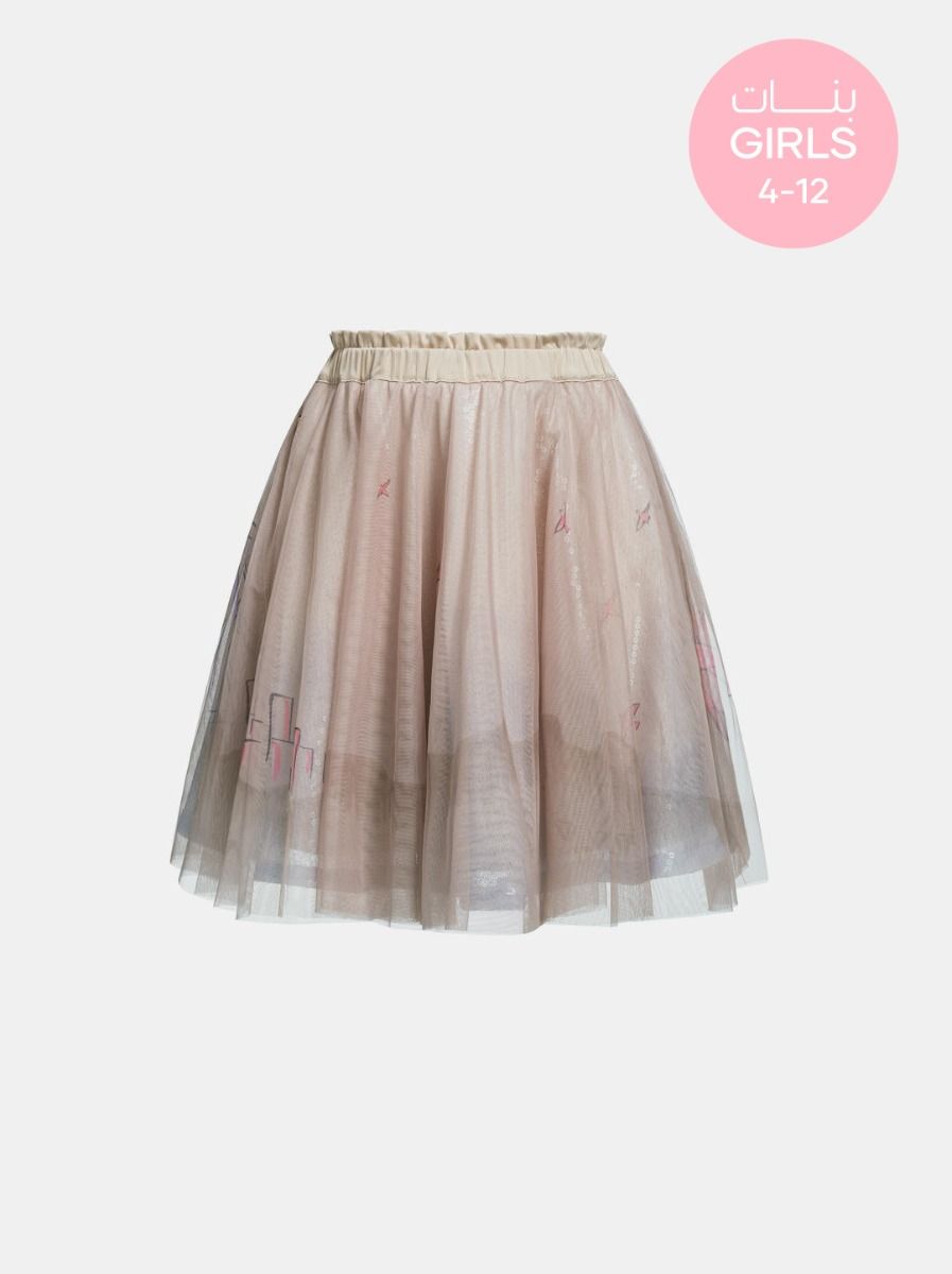 A-Line Skirt sequins-Girls