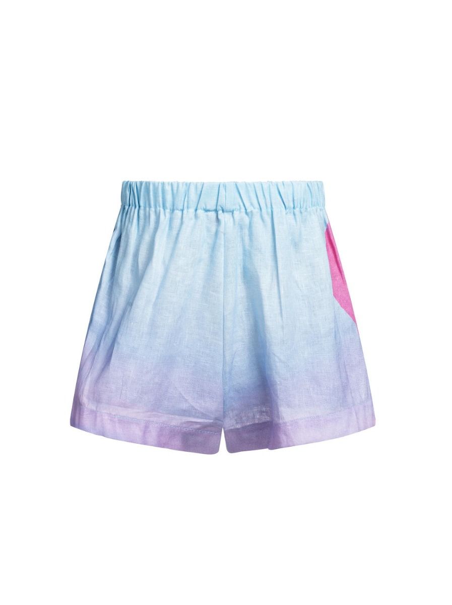 Printed shorts-Girls
