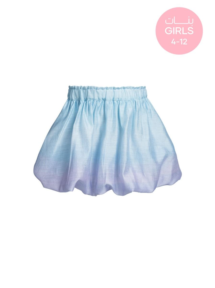 Puffed mini skirt-Girls