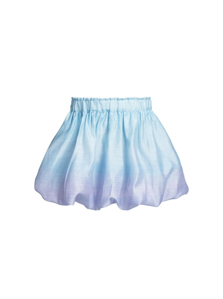 Puffed mini skirt-Girls