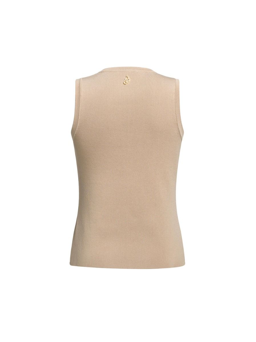 Embordered knit top