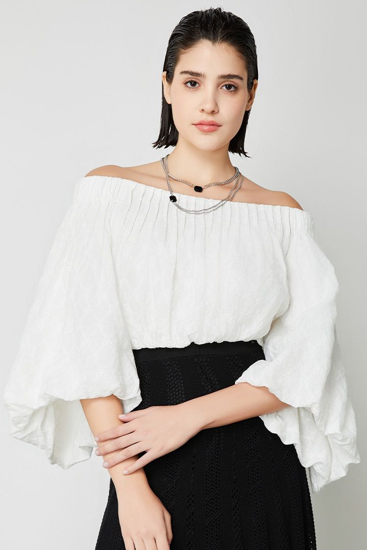 unique patterned blouse
