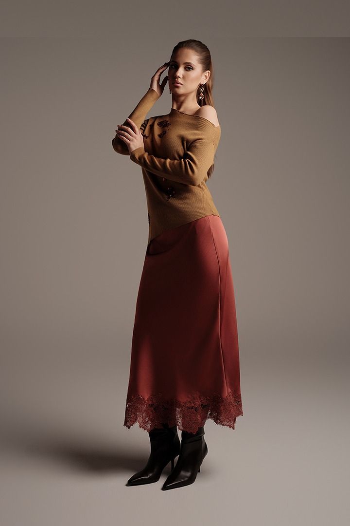 Embellished Knit Pullover