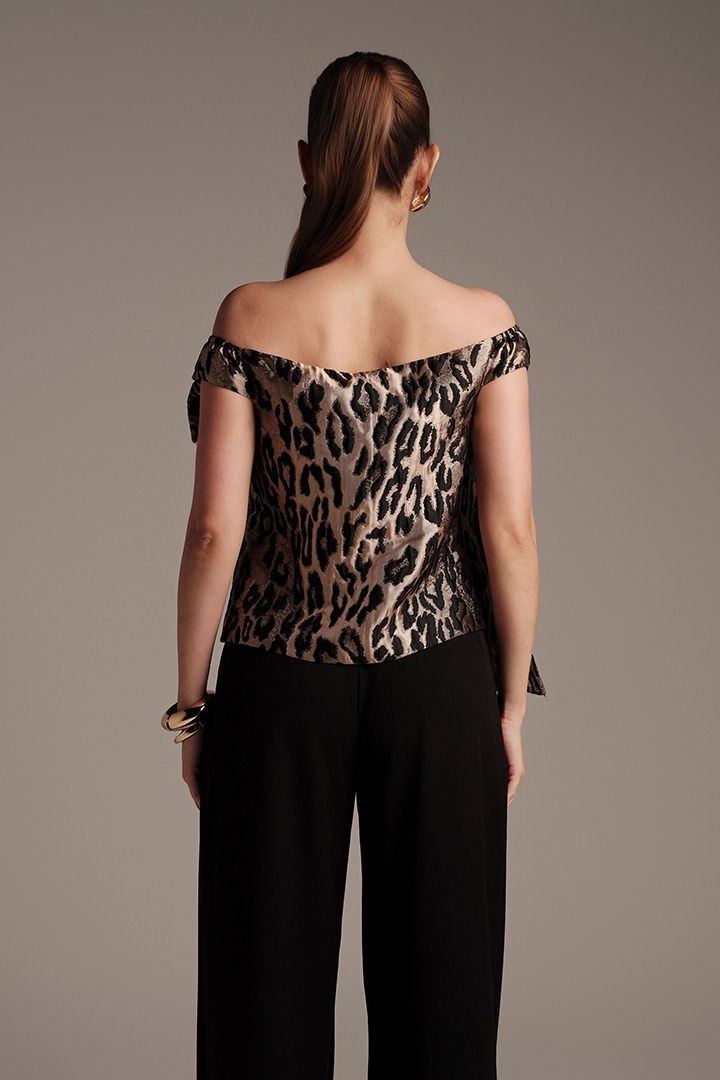 Brocade Off-Shoulder Top