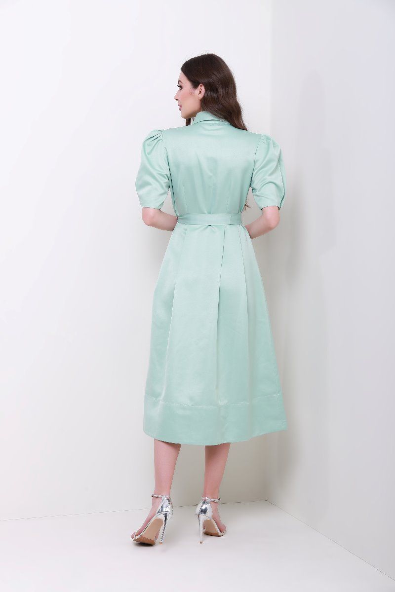 Embellished shirt dress