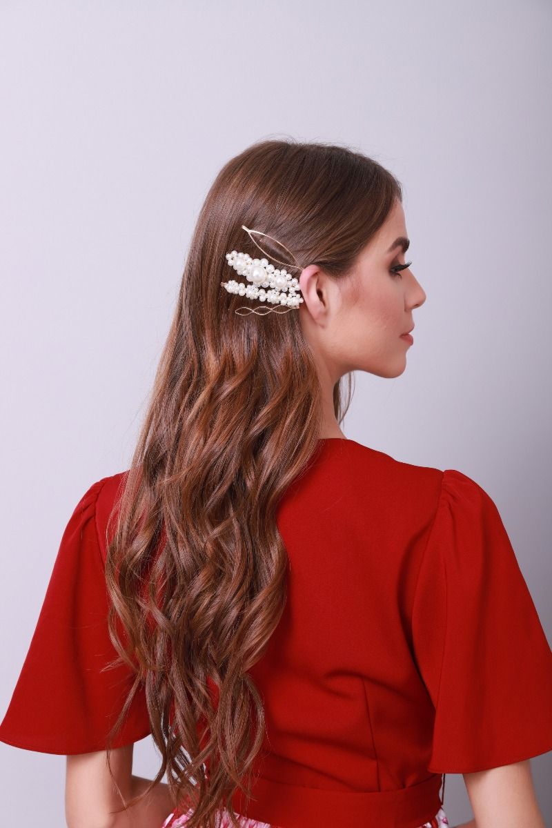Pearls Hair Clip