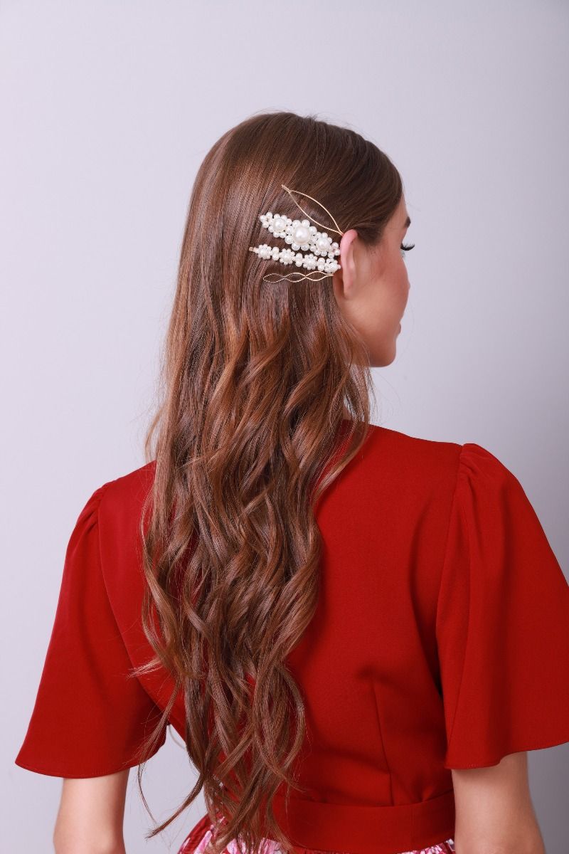 Pearls Hair Clip