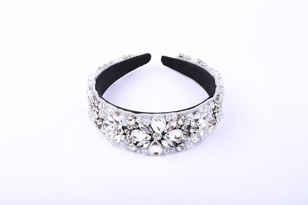 Crystal embellished headband. 

