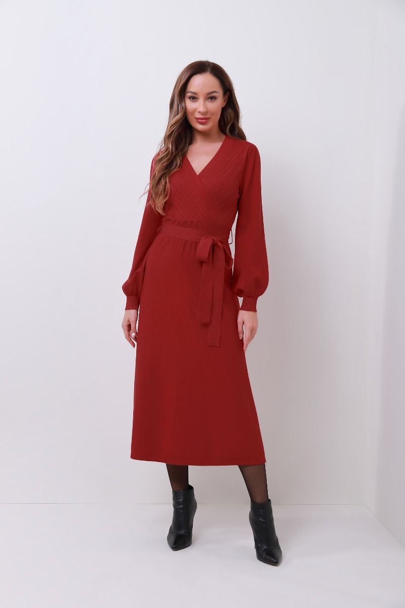 Wrap effect dress