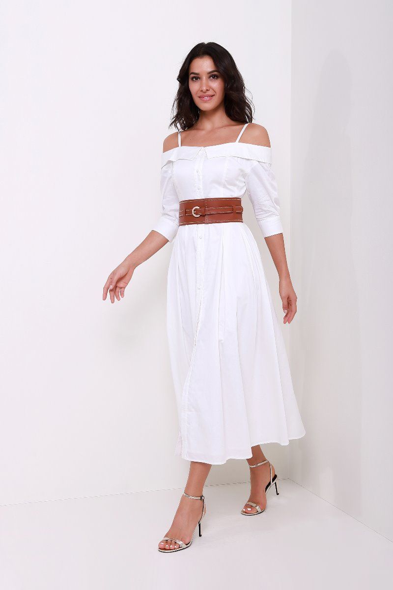 Strapped shoulder dress