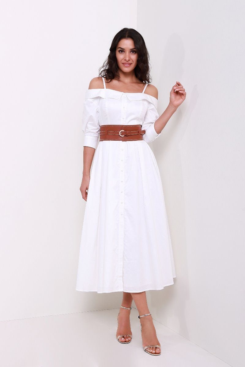 Strapped shoulder dress