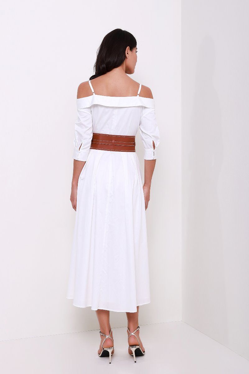 Strapped shoulder dress