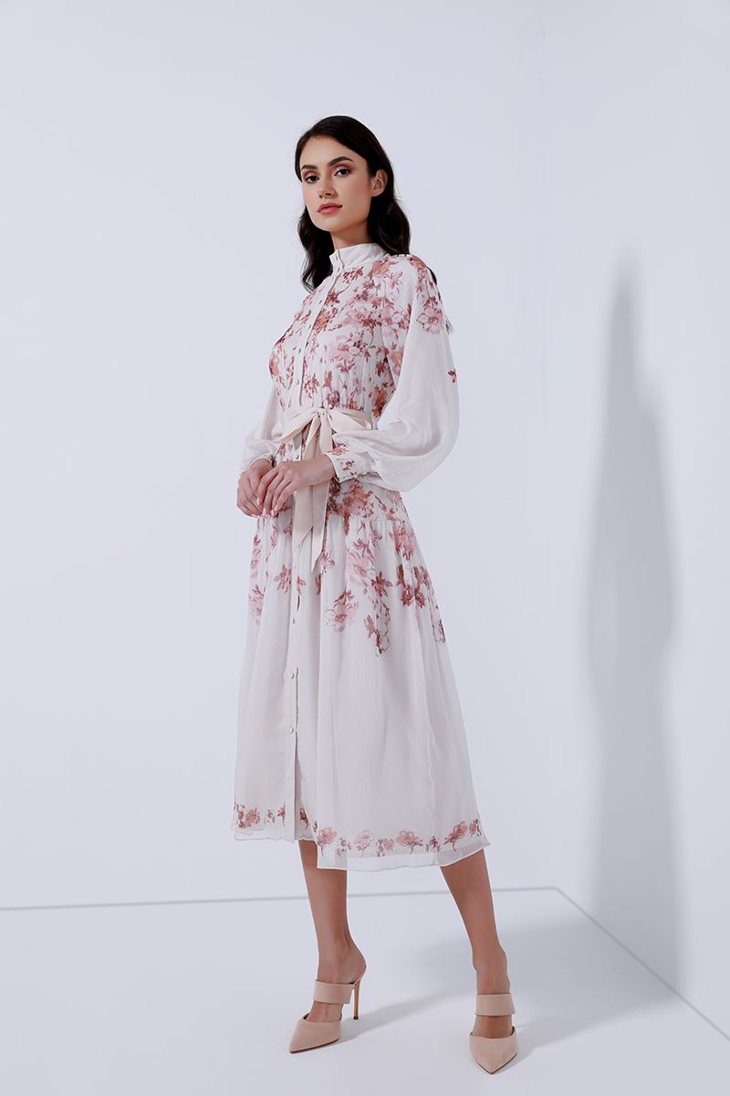 Floral chiffon Dress