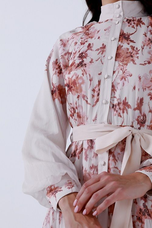 Floral chiffon Dress
