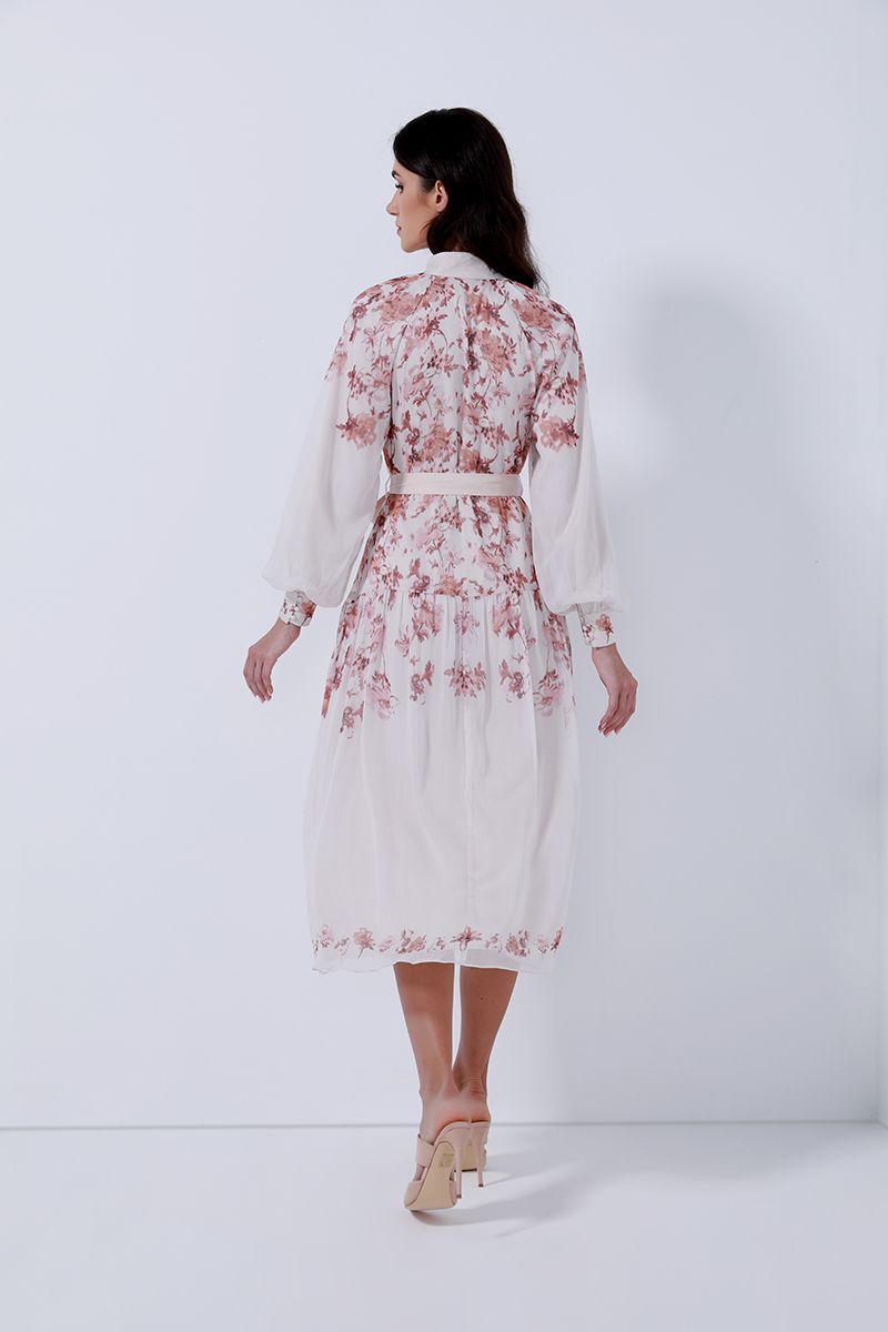 Floral chiffon Dress