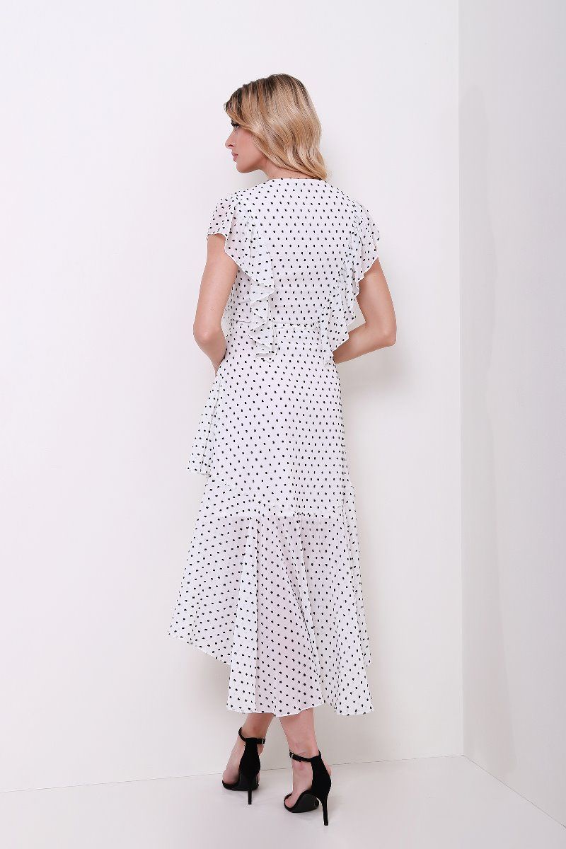 Tiered chiffon dress 