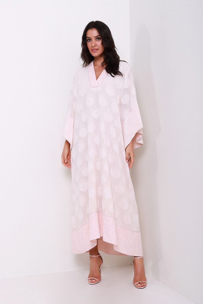 V-neck  Kaftan  