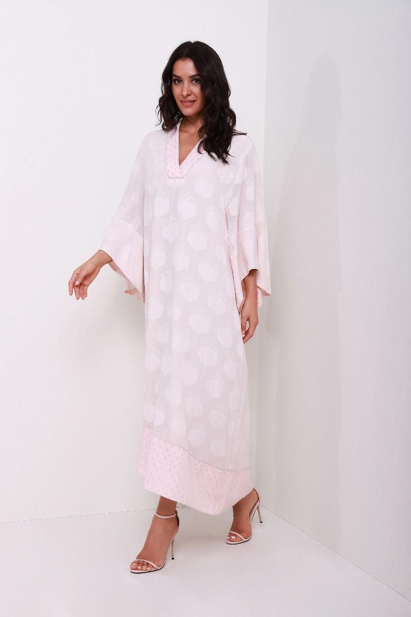 V-neck  Kaftan  