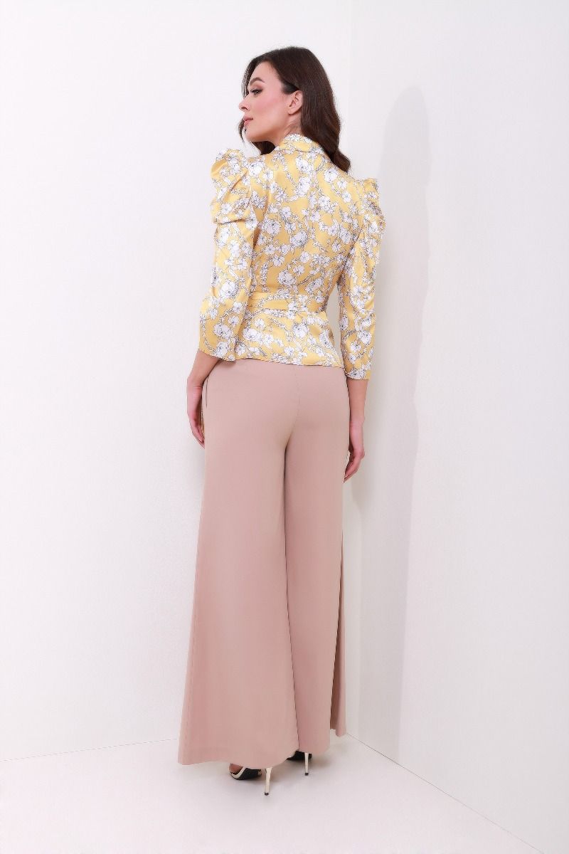 Satin Wrap Blouse