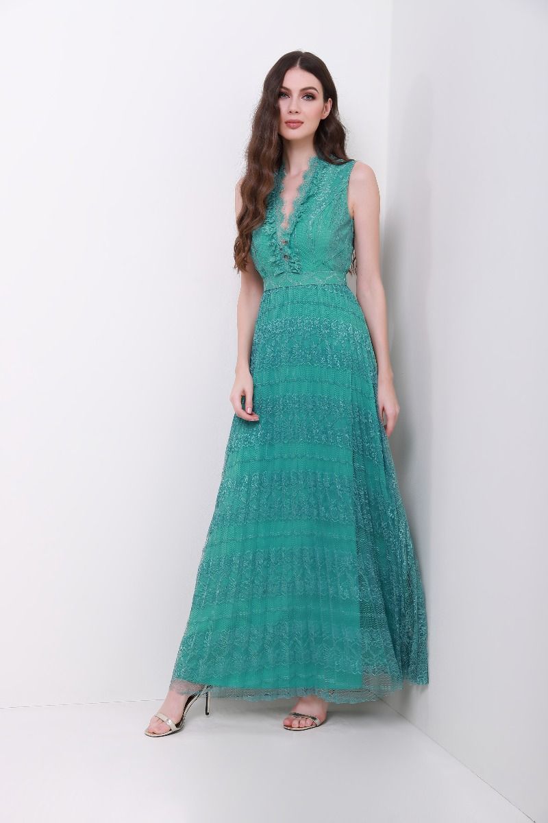 lace overlay dress