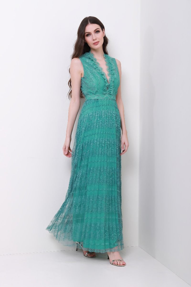 lace overlay dress
