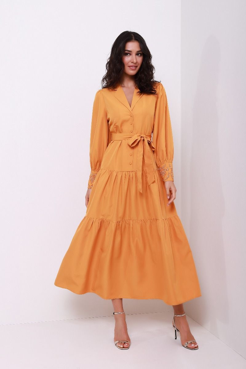 Shirt tiered dress 