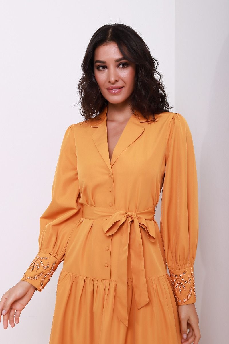 Shirt tiered dress 