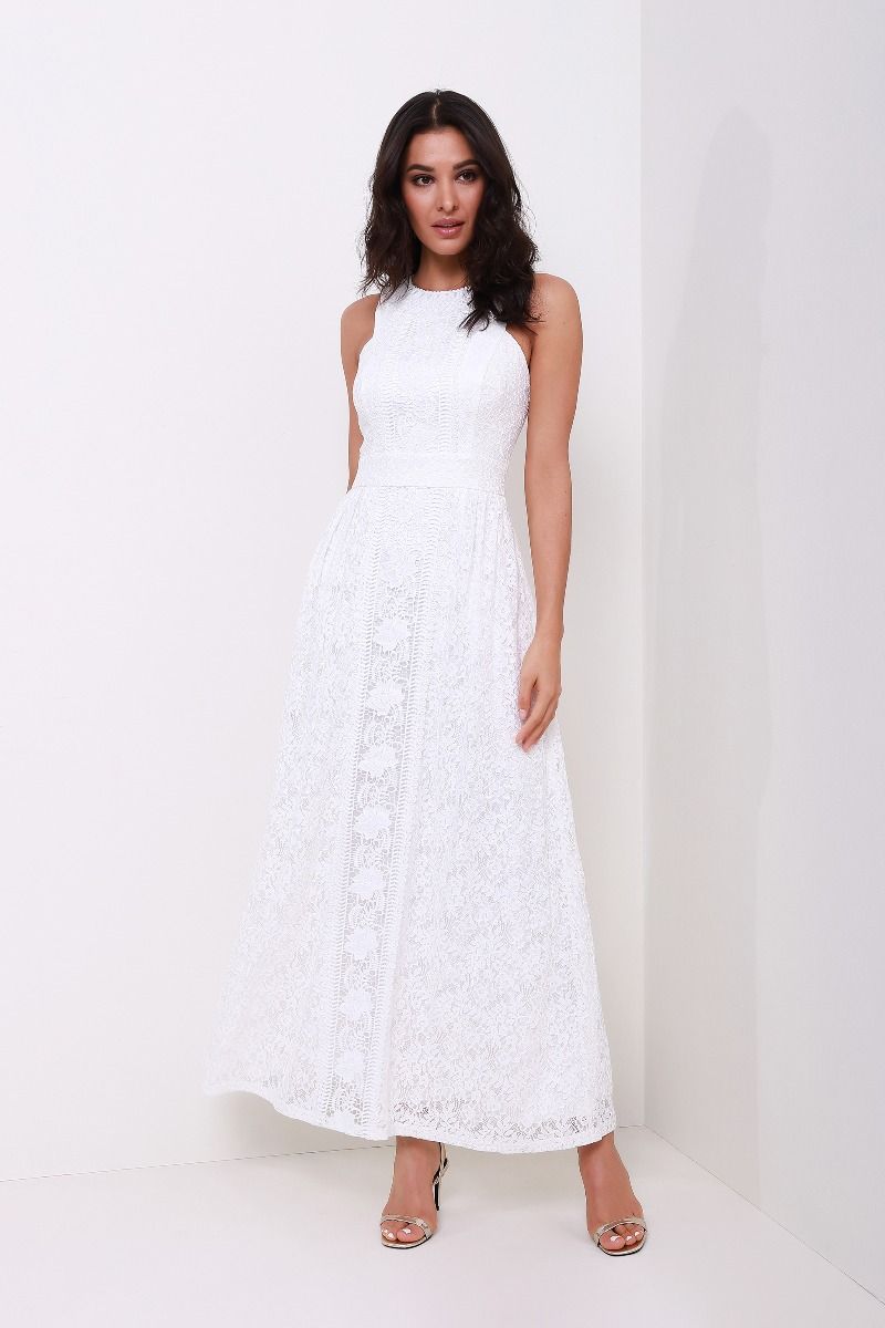 lace overlay dress
