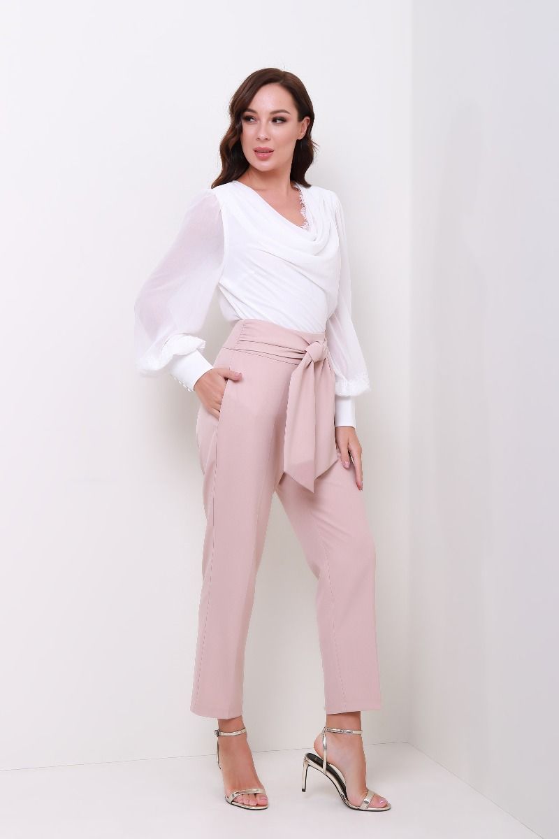 V neck chiffon blouse