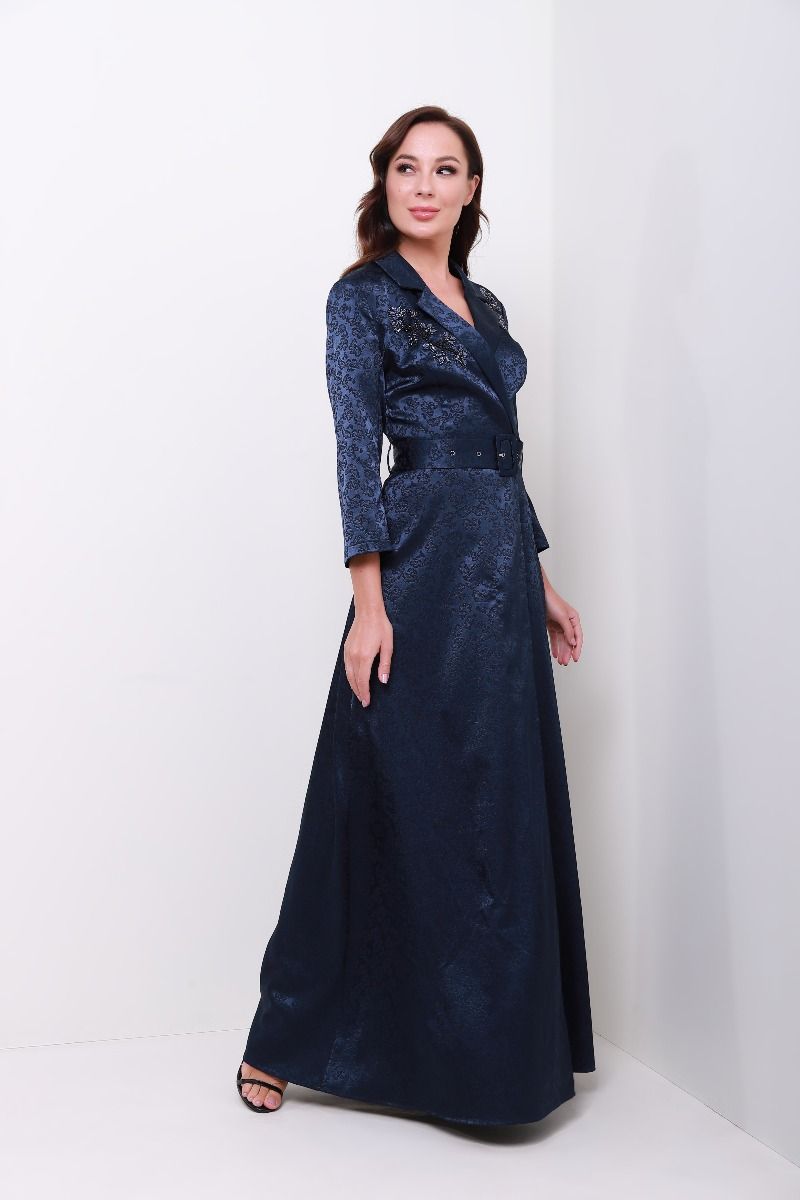 Wrap brocade kaftan