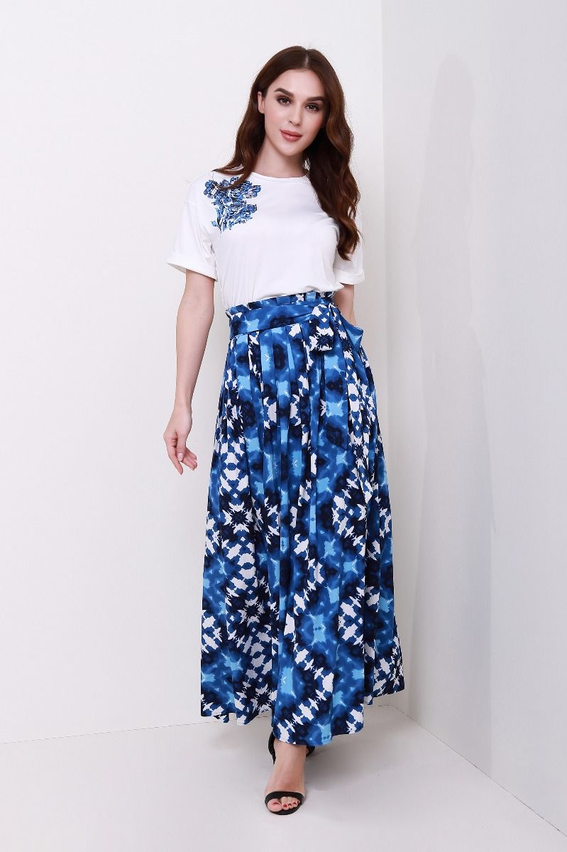 floral print T-shirt