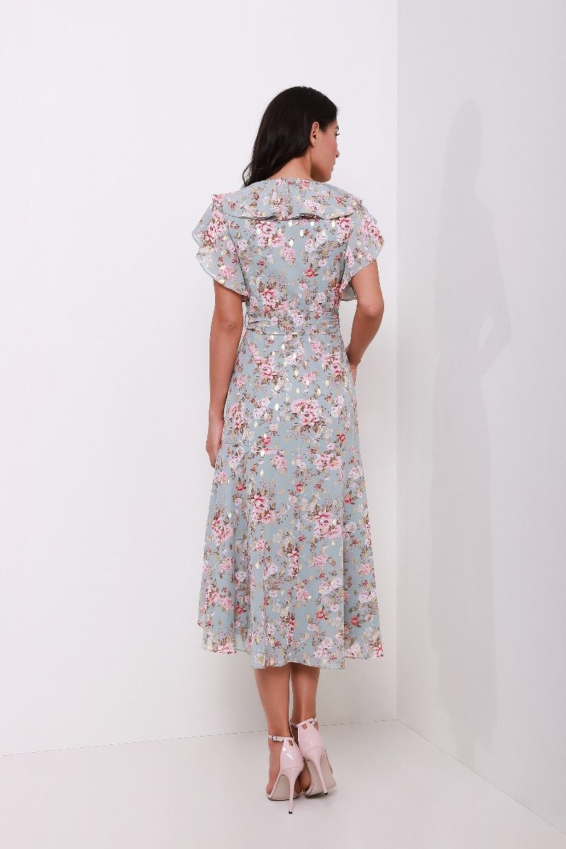 Ruffles Wrap dress