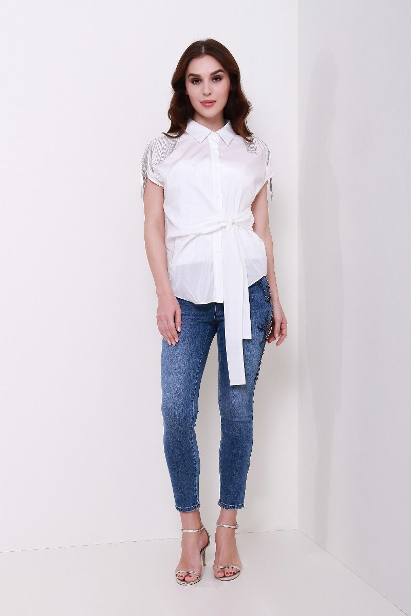 fringe shoulders top