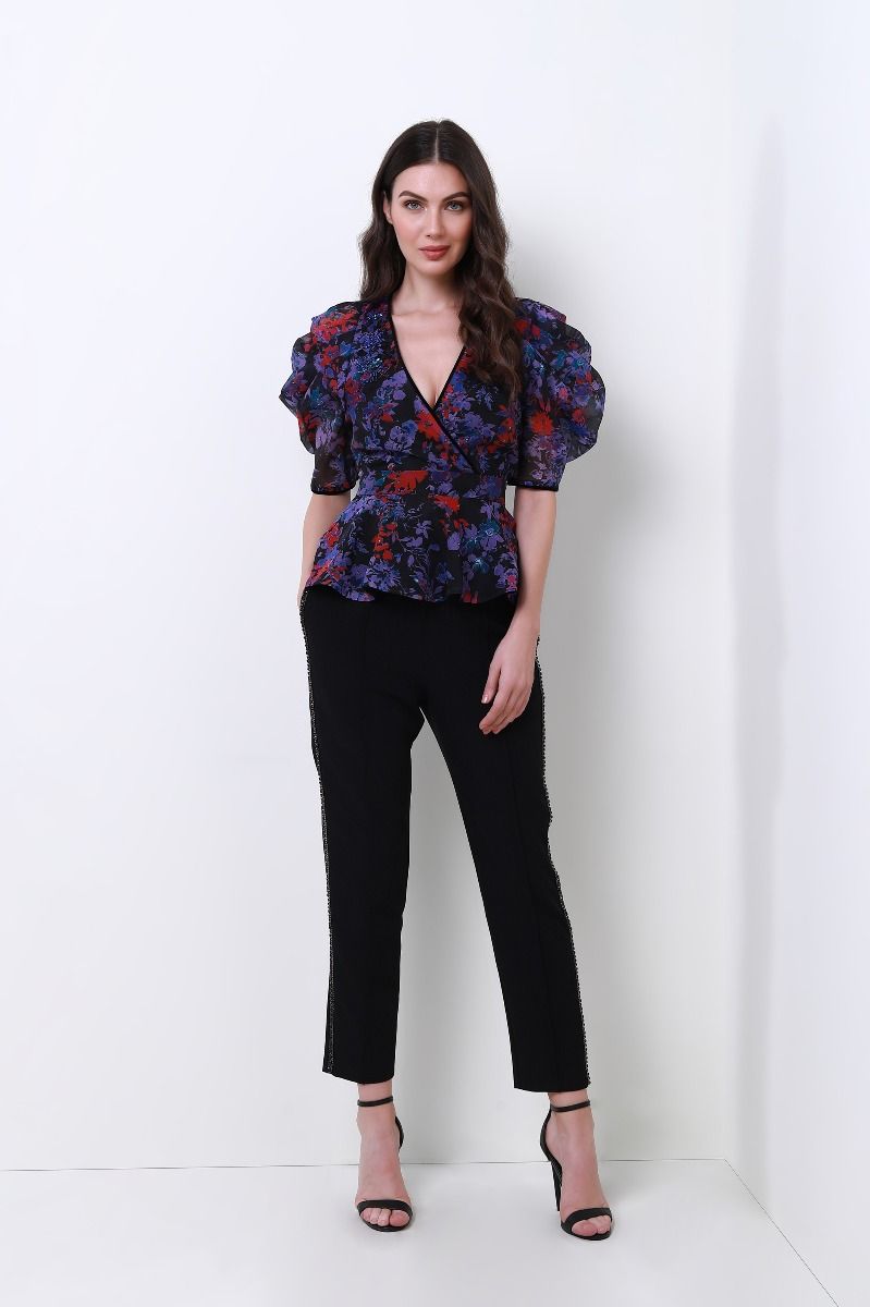 sides embellishment pants