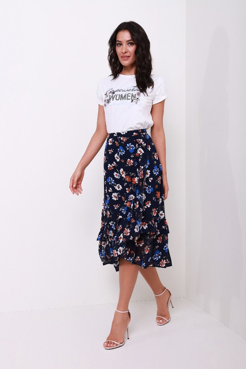 Embellished slogan T-Shirt