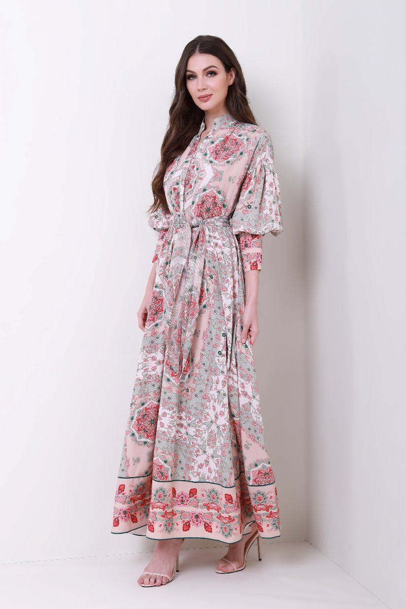 Printed overlay dress