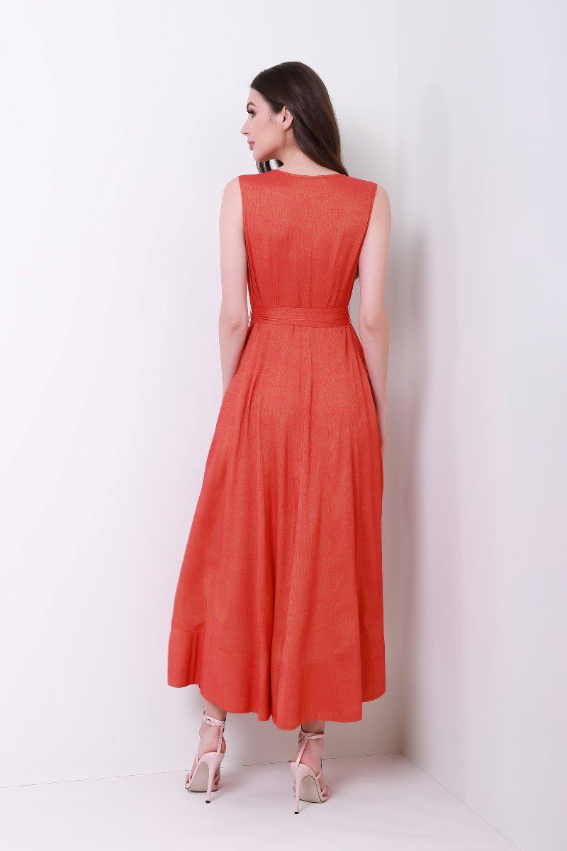 Embroidered bustier dress