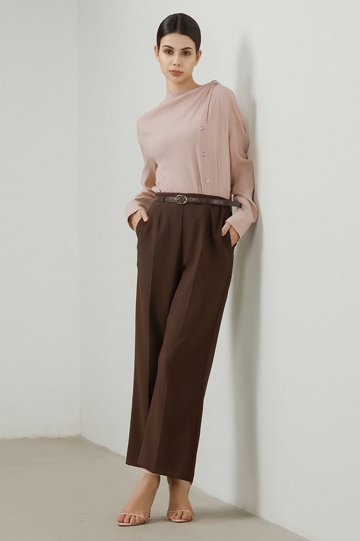 Classic Belted Pants