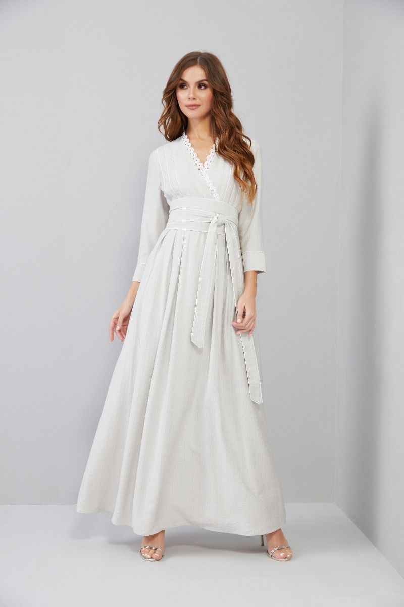 Long wrap kaftan