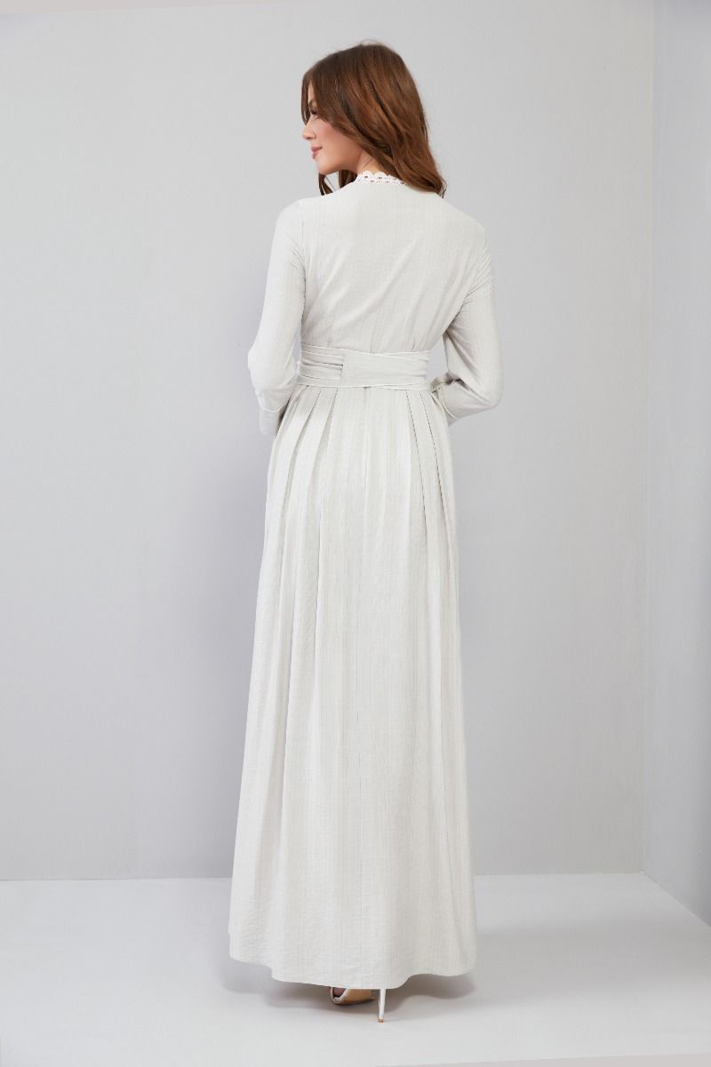 Long wrap kaftan