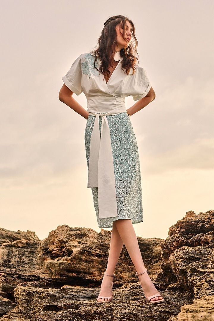 Pencil Lace Skirt