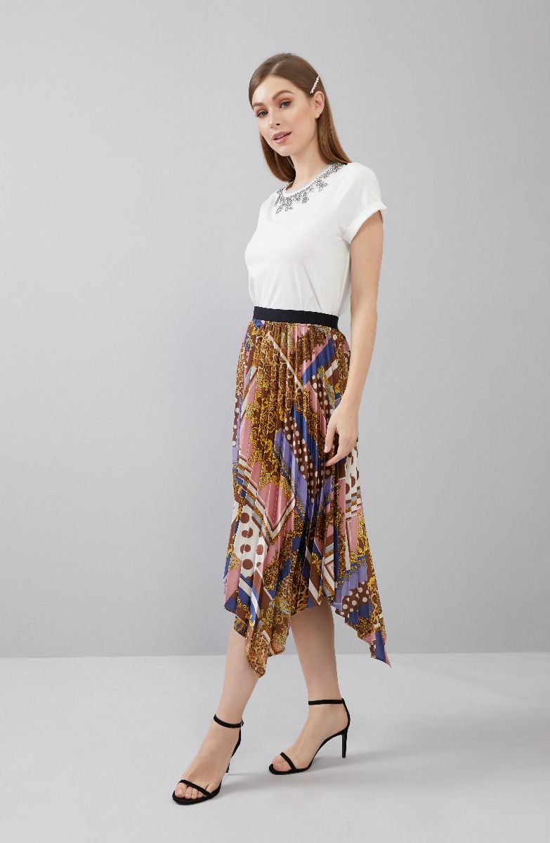 Embellished Collar T-Shirt