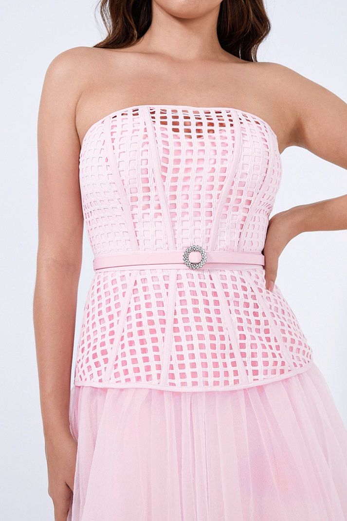 Peplum & Contrast dress