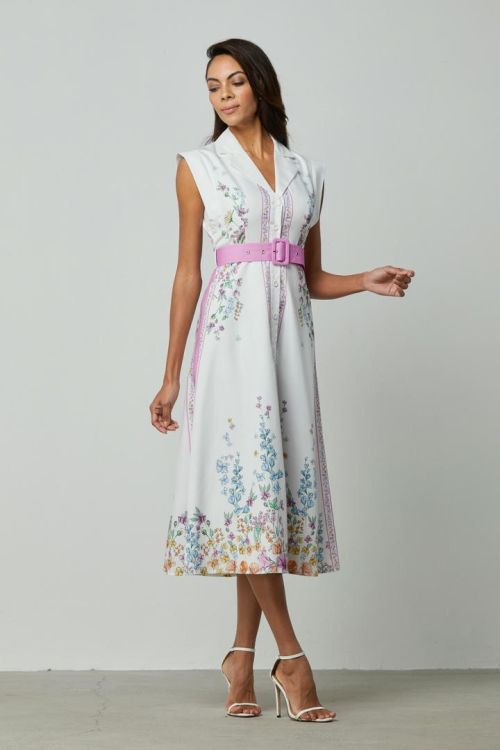 Classic A-Line Midi Dress
