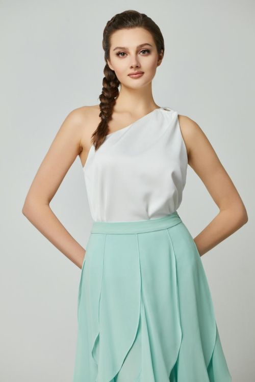 Elegant One-Shoulder Top