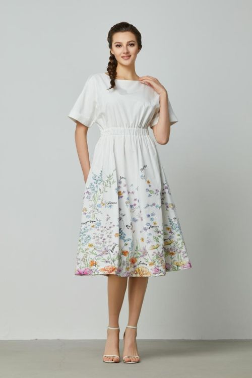 Floral A-Line Dress