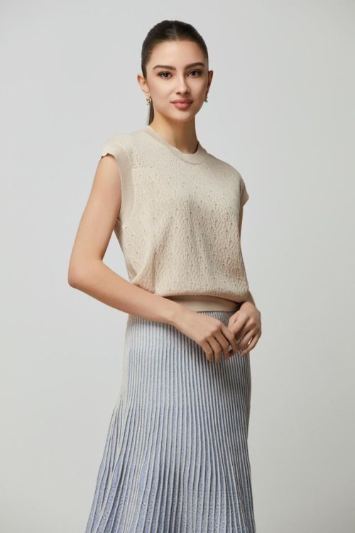 Cutout Knit Top