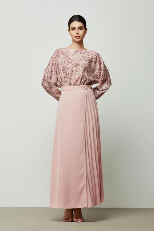 Flared Pink Skirt