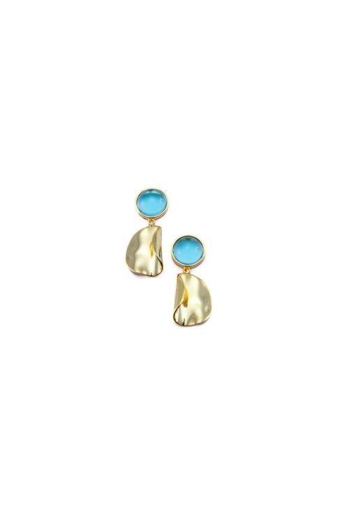 Colored crystal earrings