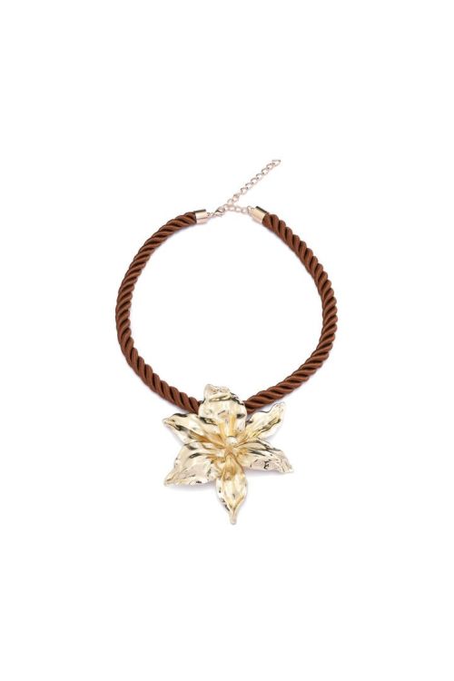 Golden floral Necklace